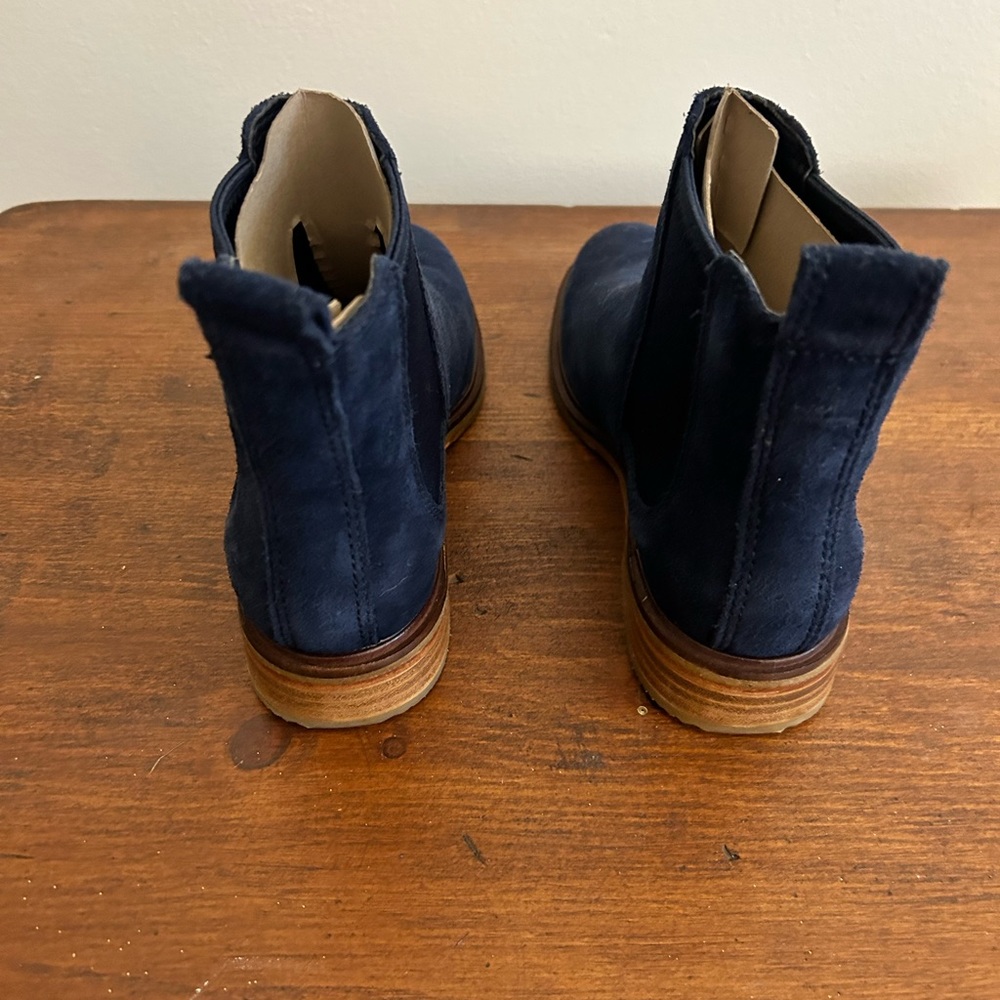 Clark’s Suede Navy Boots